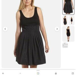 Country Club Chic Bcbg Maxazria Black Contrast Modal Taffeta Cocktail Dress 0